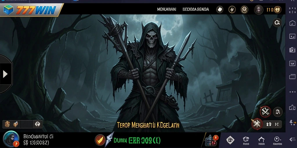 Gameplay 777WIN yang menyeramkan dan penuh ketegangan.