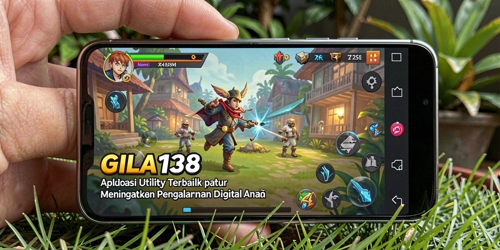 Tampilan utama GILA138 dengan berbagai fitur Utility yang mudah diakses.