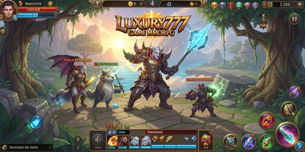 Tampilan gameplay LUXURY777 yang menarik dan penuh aksi.