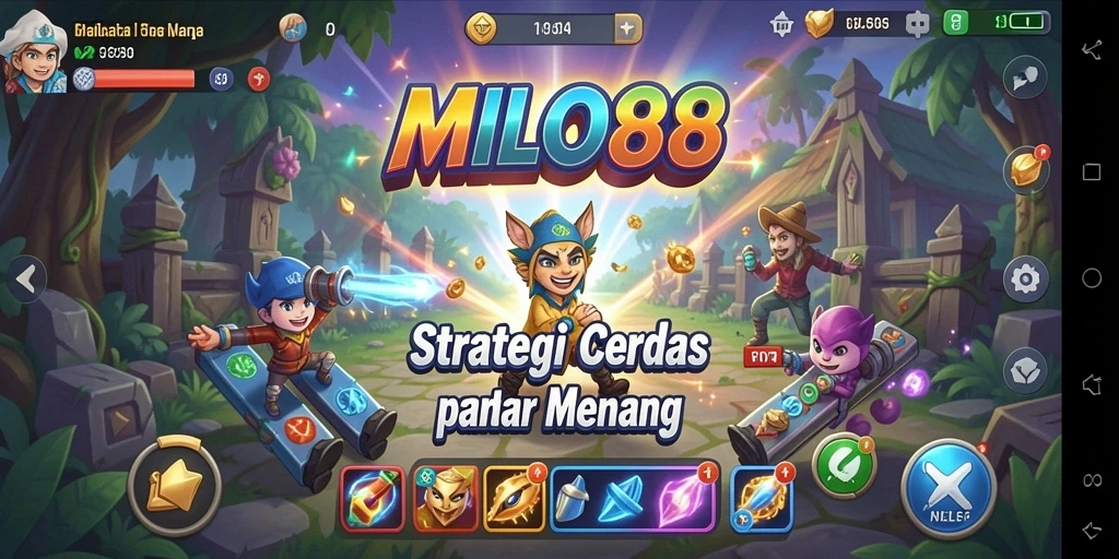Tampilan layar permainan MILO88 yang menakjubkan dengan strategi mendalam.