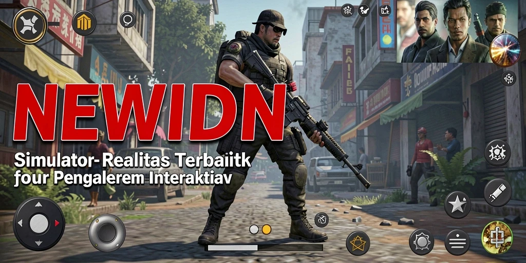 Screenshot gameplay NEWIDN yang menampilkan aksi seru dalam simulasi.