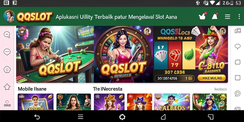 Tampilan gameplay menarik dari QQSLOT yang memudahkan pengelolaan slot.