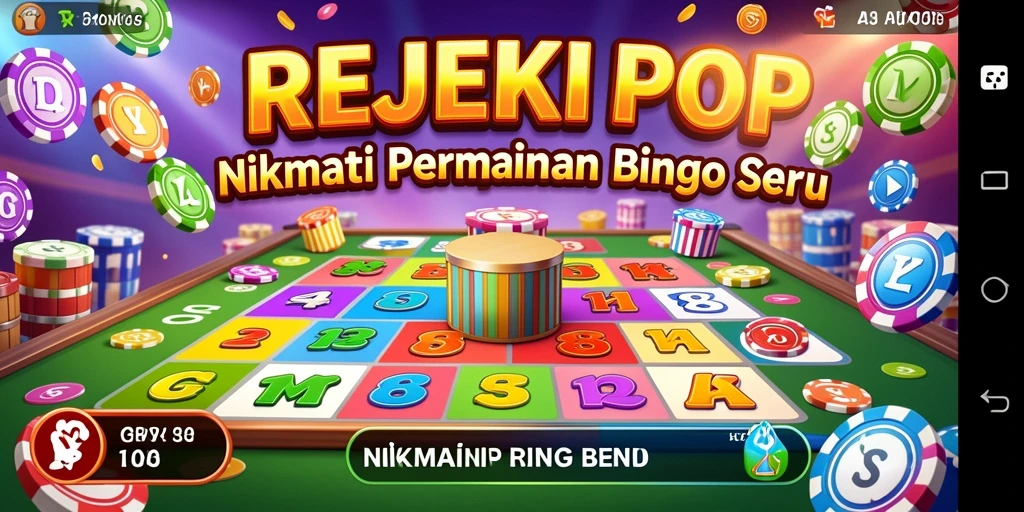Tampilan gameplay menarik dari REJEKIPOP yang menyenangkan.