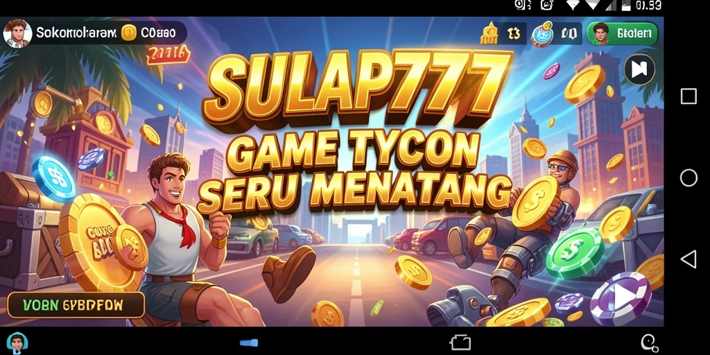Tampilan gameplay menarik di SULAP777 yang menggambarkan suasana Tycoon.