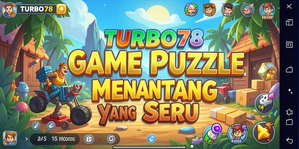 Screenshot gameplay TURBO78 menampilkan tantangan Puzzle yang menarik.