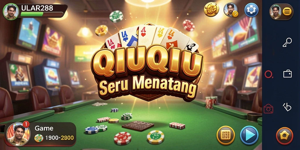 Screenshot gameplay ULAR288 dengan tampilan QiuQiu yang menarik.